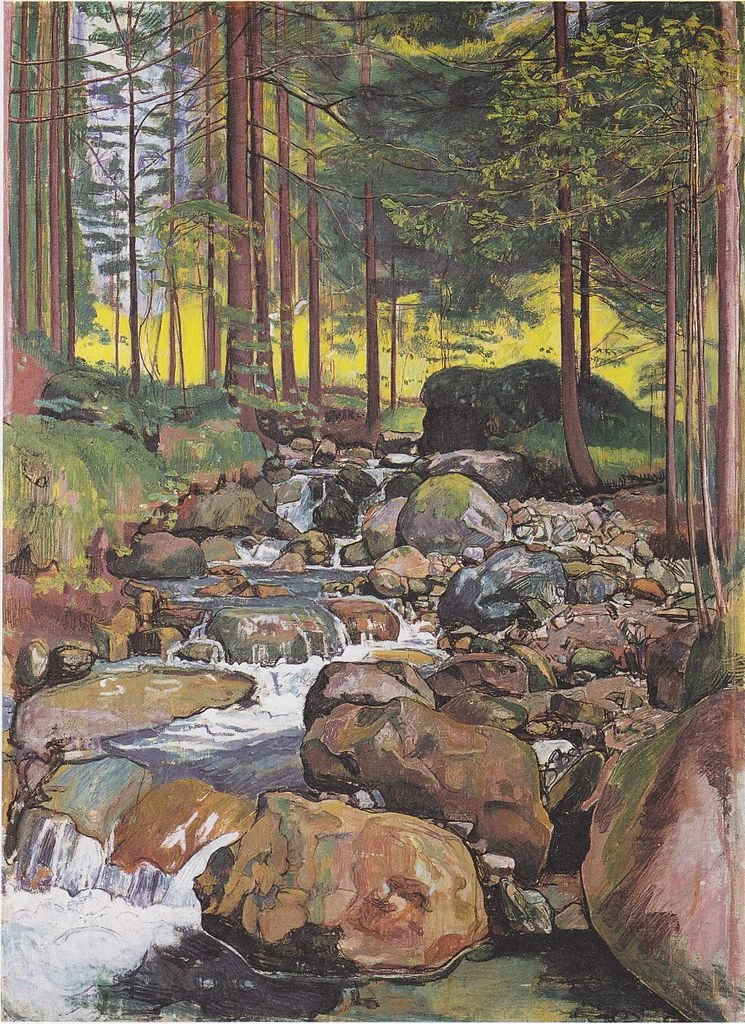 Bosco con ruscello di montagna - 1902, Kunstmuseum Solothurn, Soletta